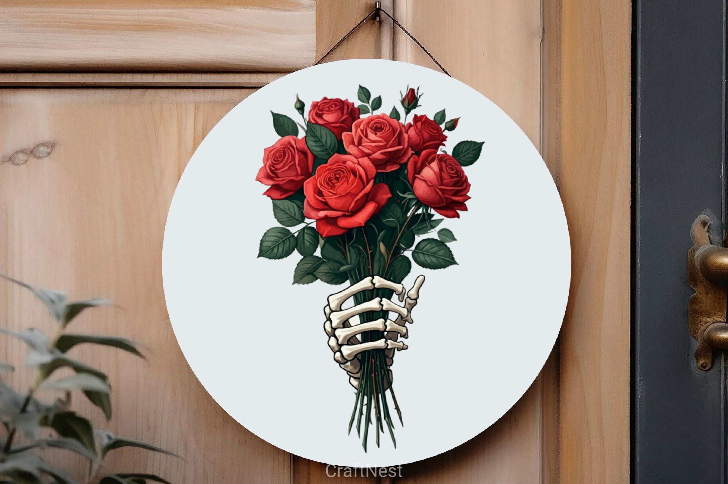 Roses Bouquet Skeleton Hand Clipart Bundle 5 - CraftNest - Digital Crafting and Art