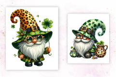 St Patrick's Gnome Clipart Bundle 1 - CraftNest - Digital Crafting and Art