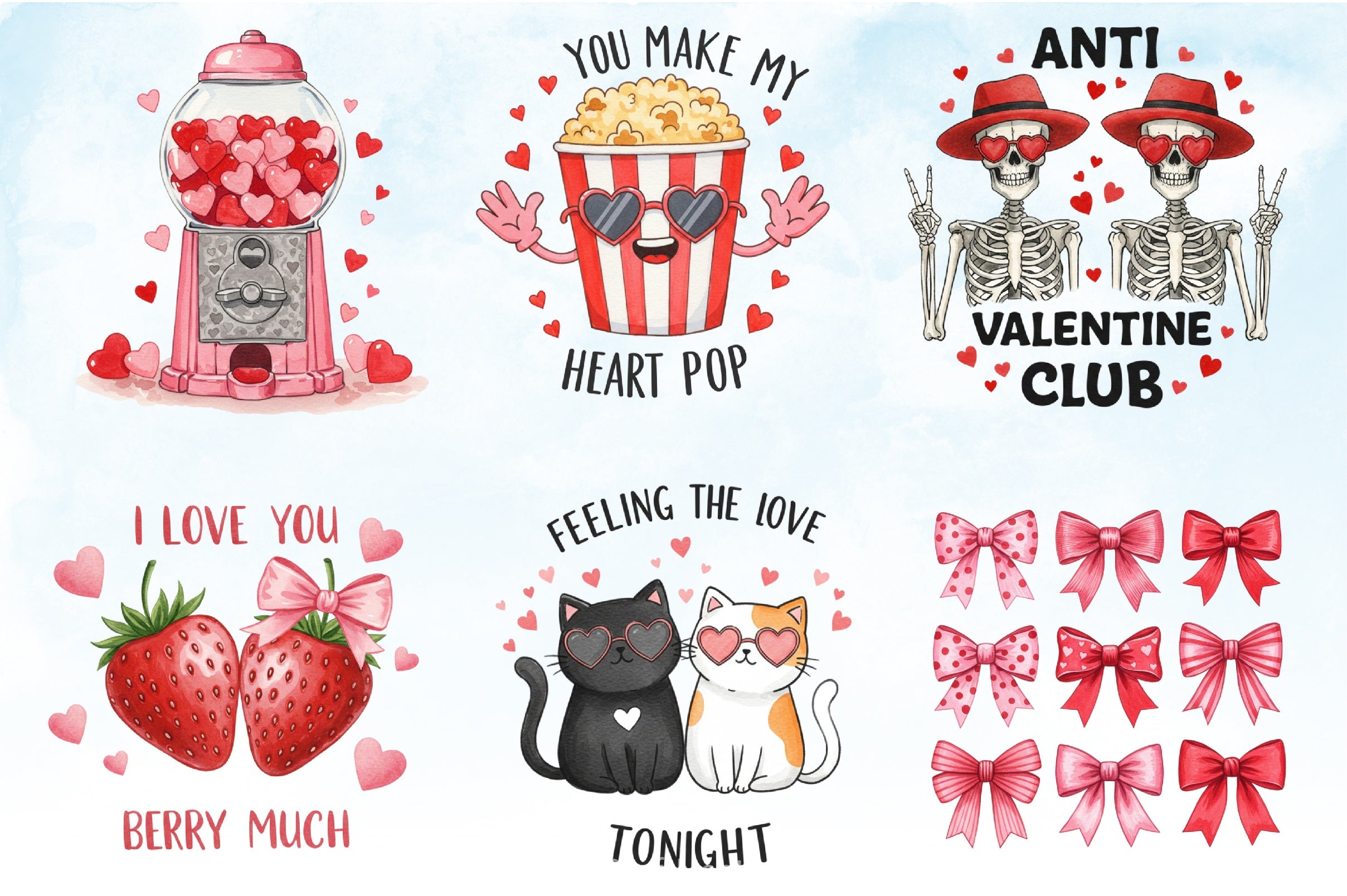Valentine's Day Clipart Bundle 3 - CraftNest - Digital Crafting and Art