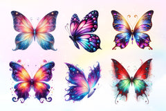 Magic Butterflies Butterfly Clipart Bundle - CraftNest - Digital Crafting and Art