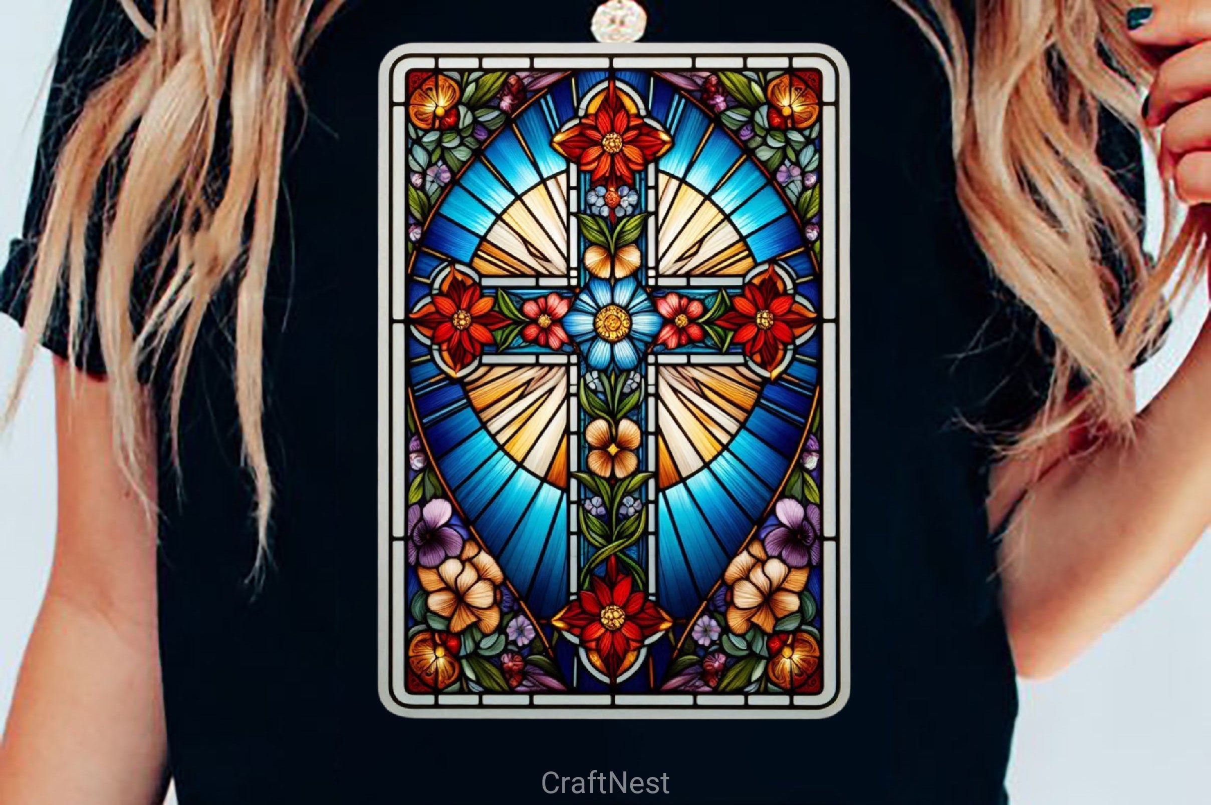 Stained Glass Cross Tarot Card Clipart Bundle 3 - CraftNest - Digital Crafting and Art