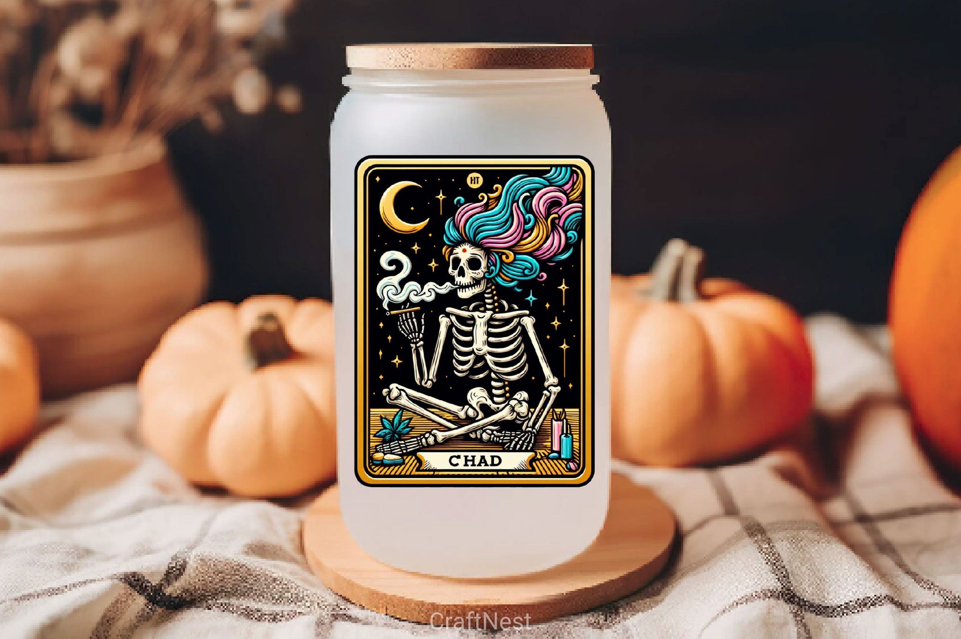 Cannabitch Funny Tarot Card Clipart Bundle - CraftNest - Digital Crafting and Art