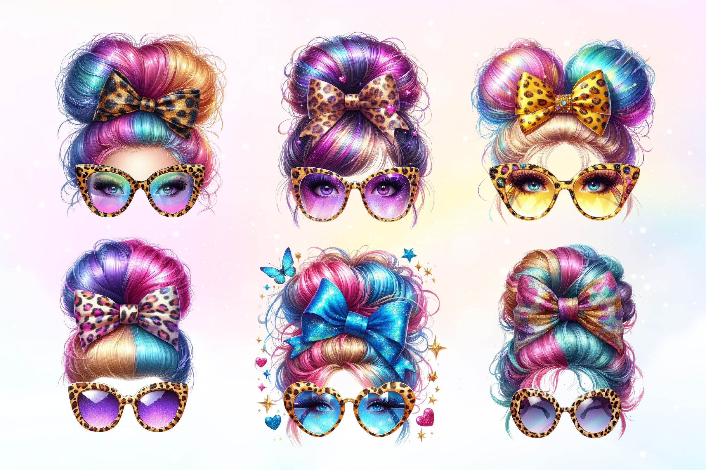 Messy Bun Mom Life Clipart Bundle 2 - CraftNest - Digital Crafting and Art