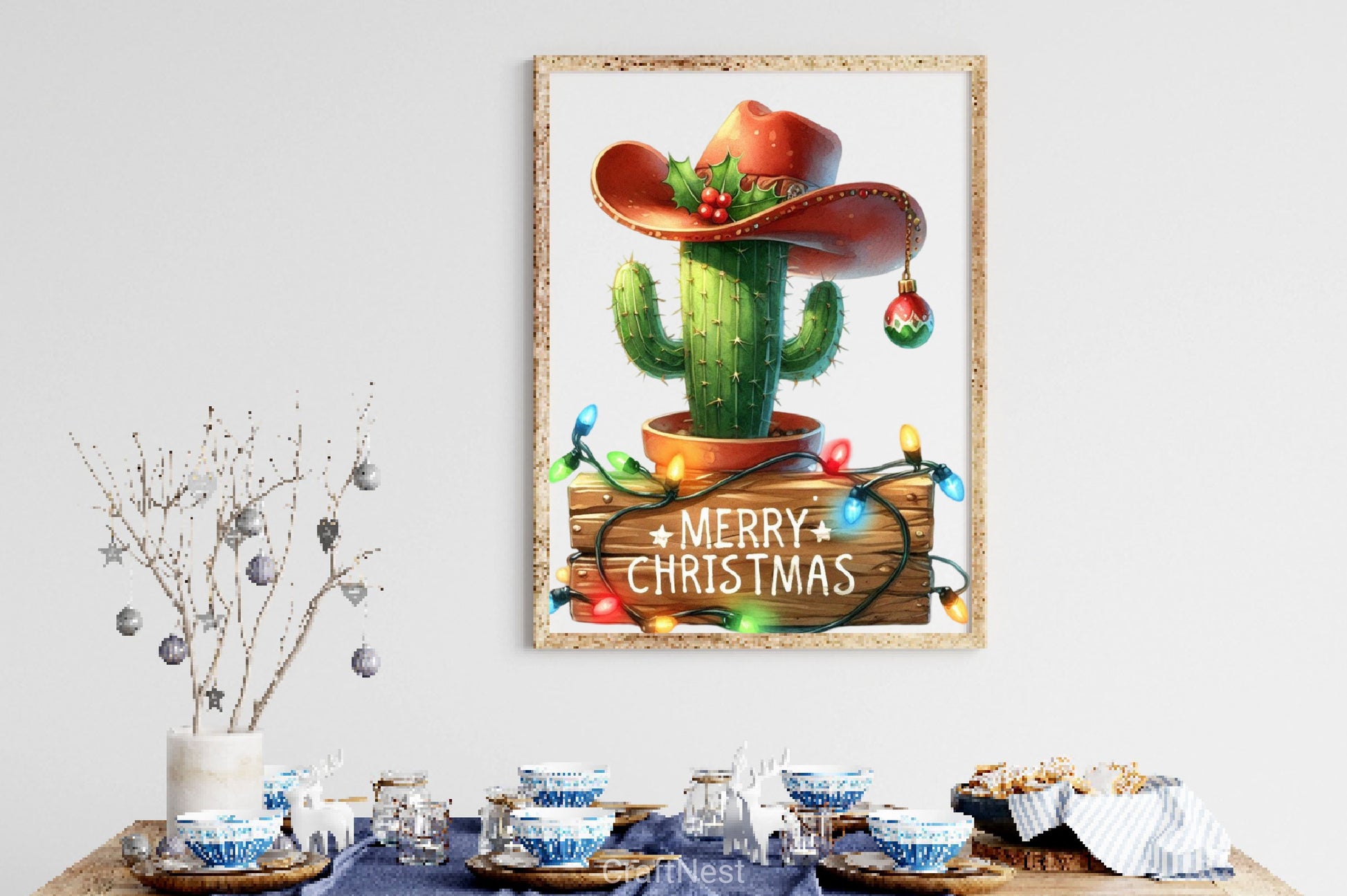 Western Christmas Clipart Bundle 3 - CraftNest - Digital Crafting and Art