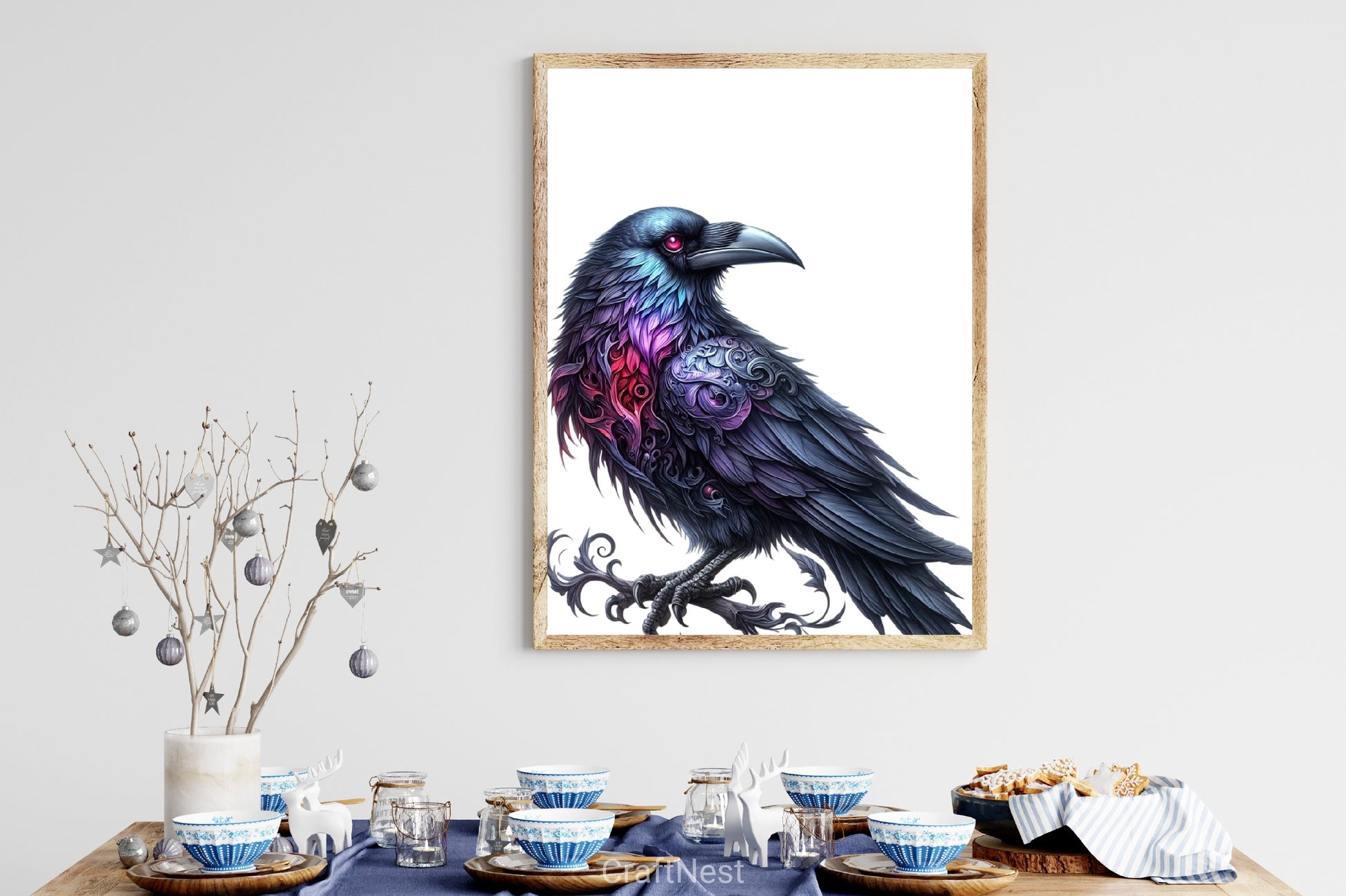 Halloween Gothic Raven Clipart Bundle - CraftNest - Digital Crafting and Art