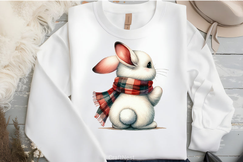 Bunny Back View Clipart Bundle 4 - CraftNest - Digital Crafting and Art