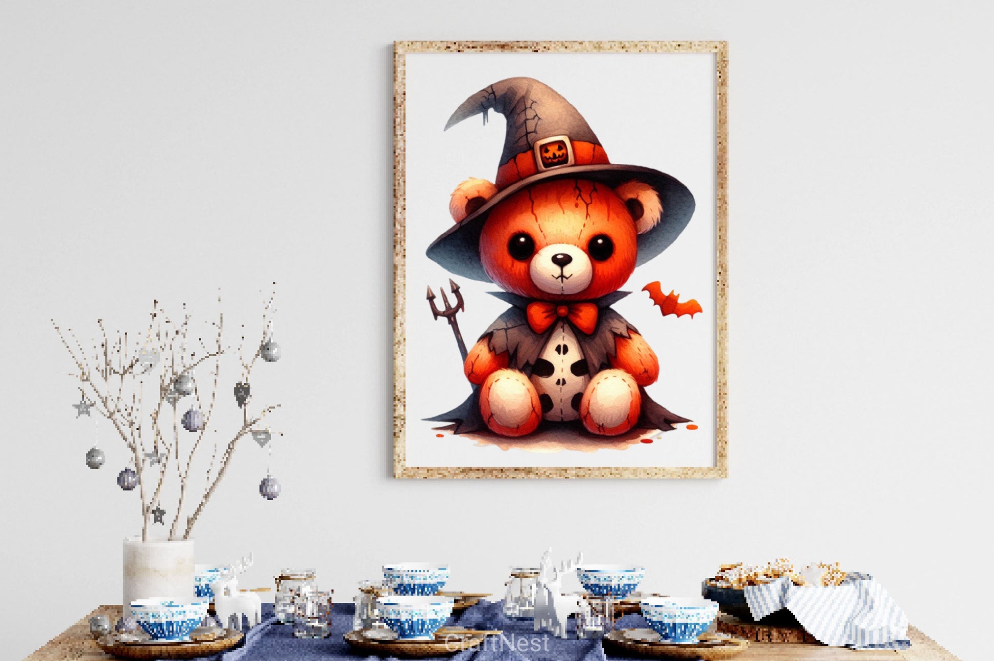Halloween Teddy Bear Clipart Bundle - CraftNest - Digital Crafting and Art