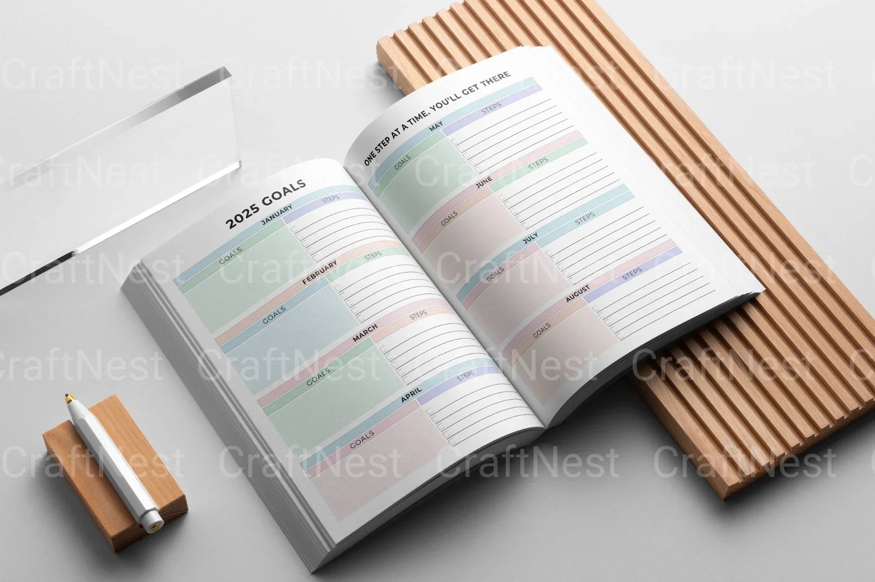 Effective Goal Planner for Success - CraftNest - Digital Crafting and Art