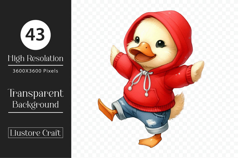 Funny Duck Clipart Bundle 2 - CraftNest - Digital Crafting and Art