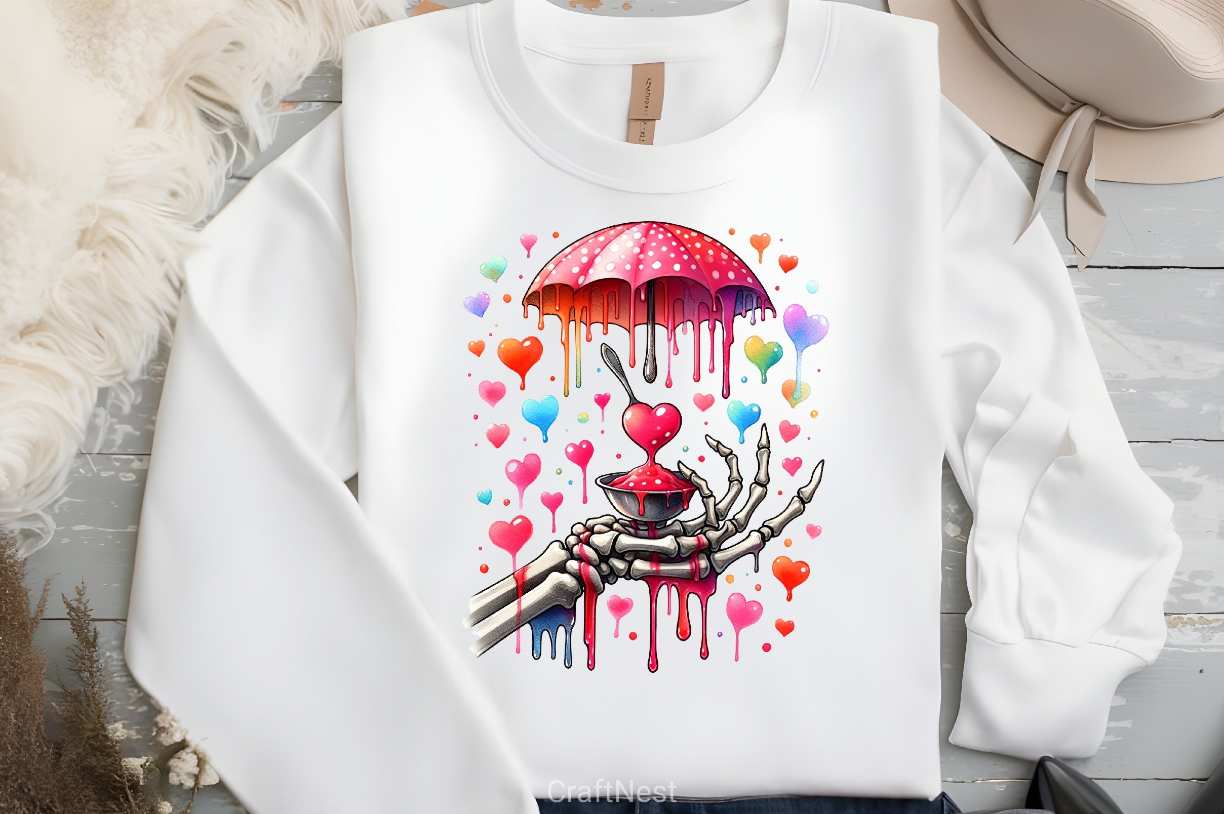 Valentine Skeleton Clipart Bundle 4 - CraftNest - Digital Crafting and Art