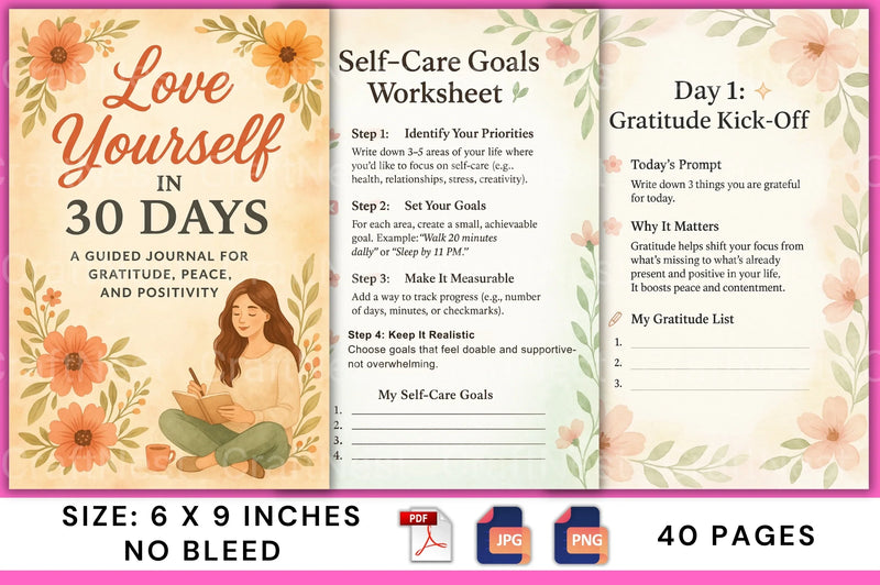 Love Yourself in 30 Days - CraftNest - Digital Crafting and Art