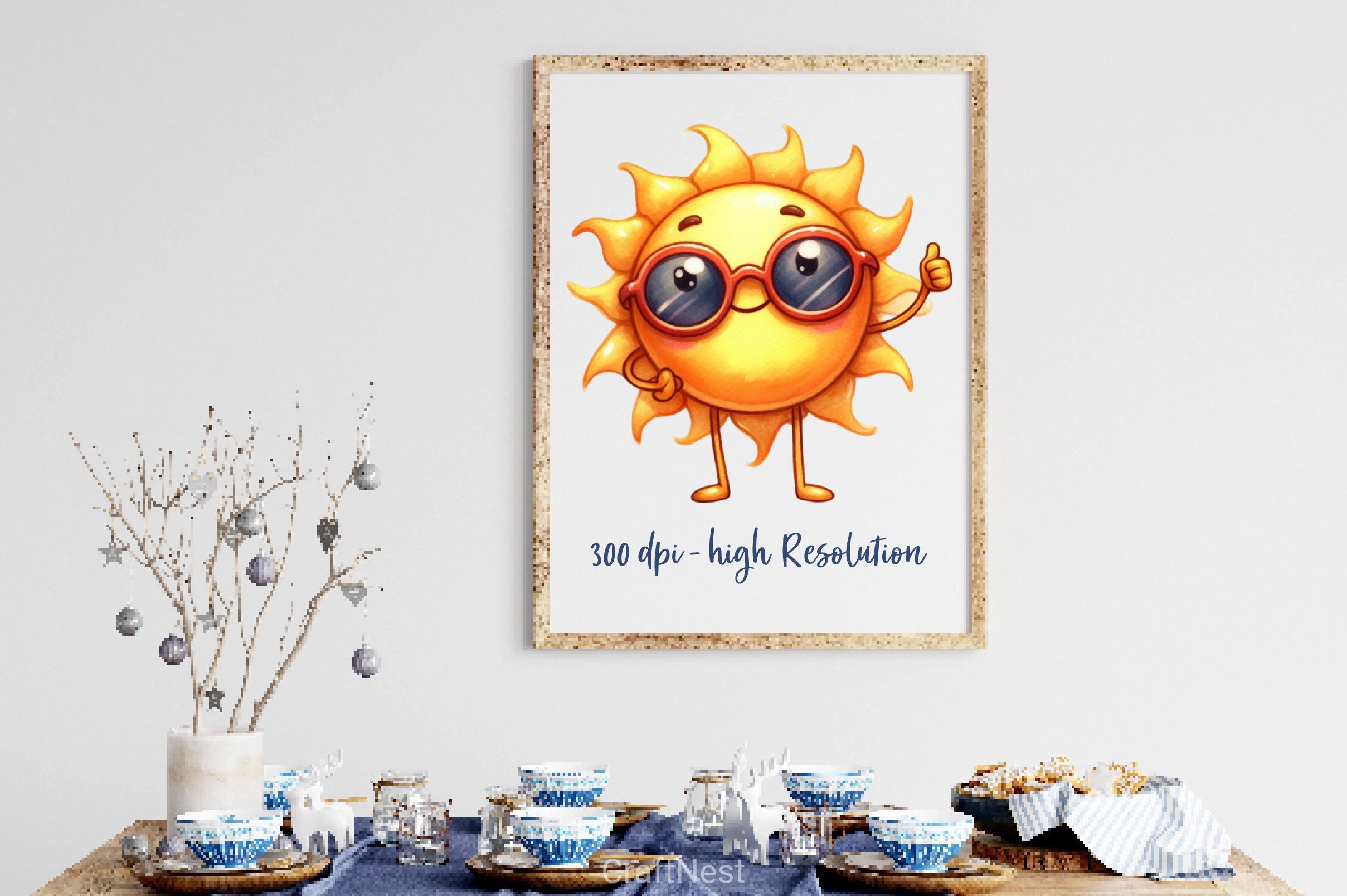 Sun Summer Clipart Bundle 2 - CraftNest - Digital Crafting and Art