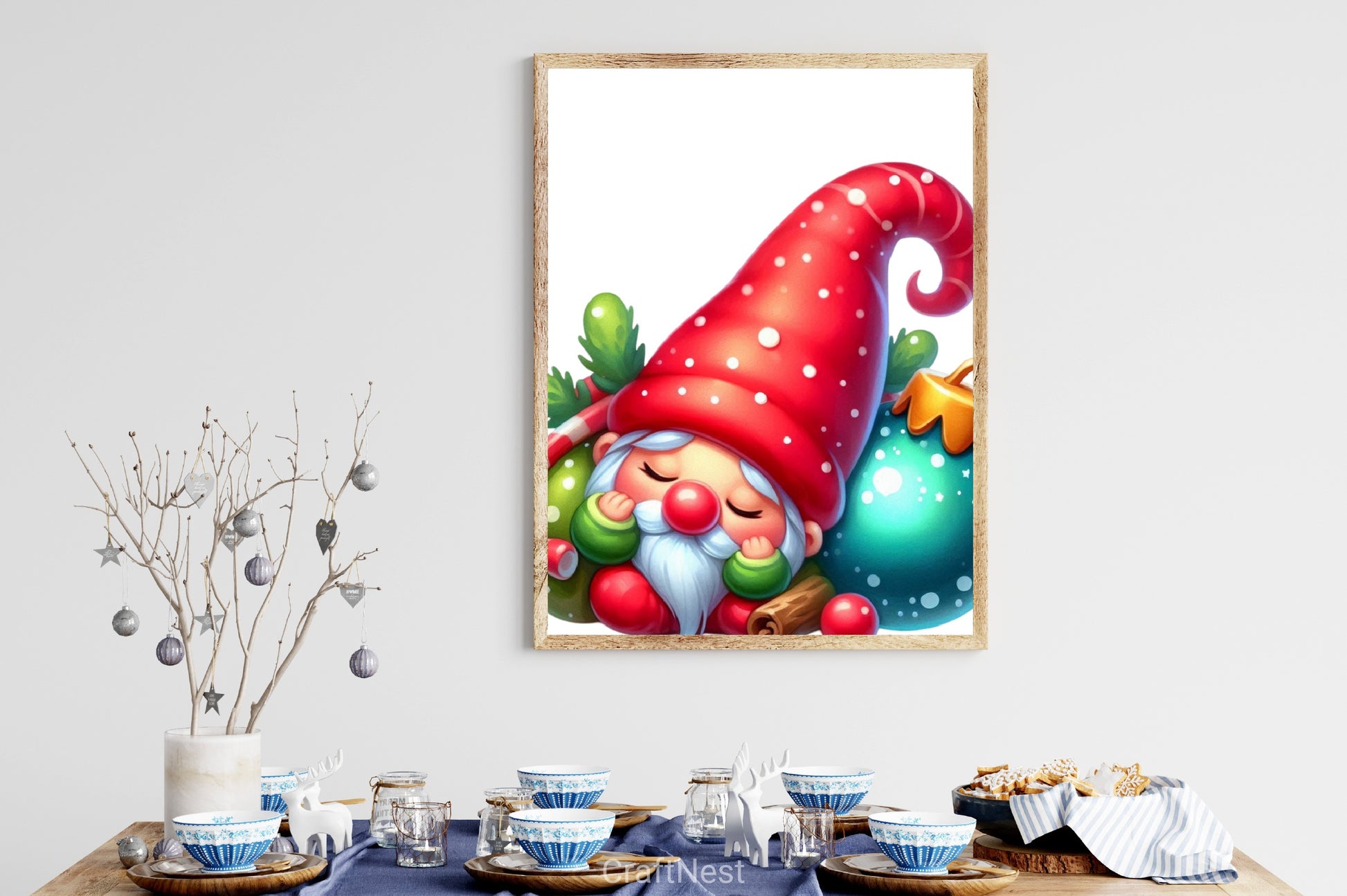 Christmas Gnome Clipart Bundle 2 - CraftNest - Digital Crafting and Art