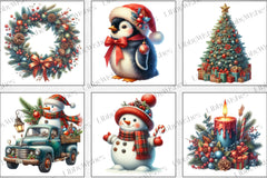 Vintage Christmas Clipart Bundle - CraftNest - Digital Crafting and Art