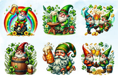 Lucky Gnomes St. Patrick's Day Clipart Bundle - CraftNest - Digital Crafting and Art