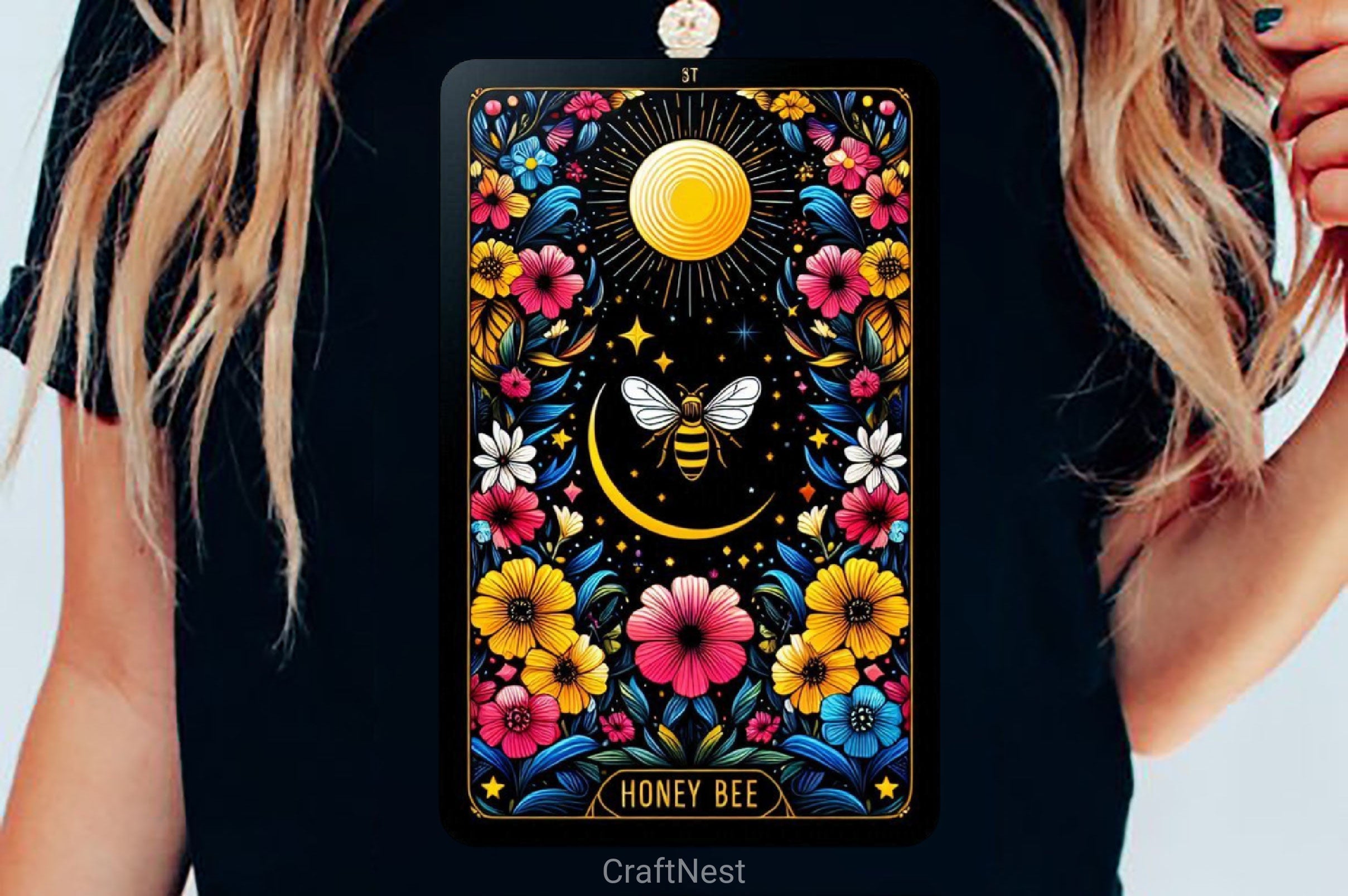 Honey Bee Tarot Card Clipart Bundle 19 - CraftNest - Digital Crafting and Art