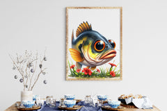 Bass Fishing With Butterflies Clipart Bundle - CraftNest - Digital Crafting and Art