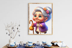 Funny Old Ladies Clipart Bundle 2 - CraftNest - Digital Crafting and Art