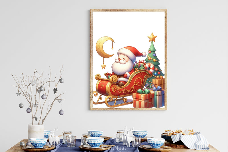 Christmas Sleigh Gifts Clipart Bundle - CraftNest - Digital Crafting and Art