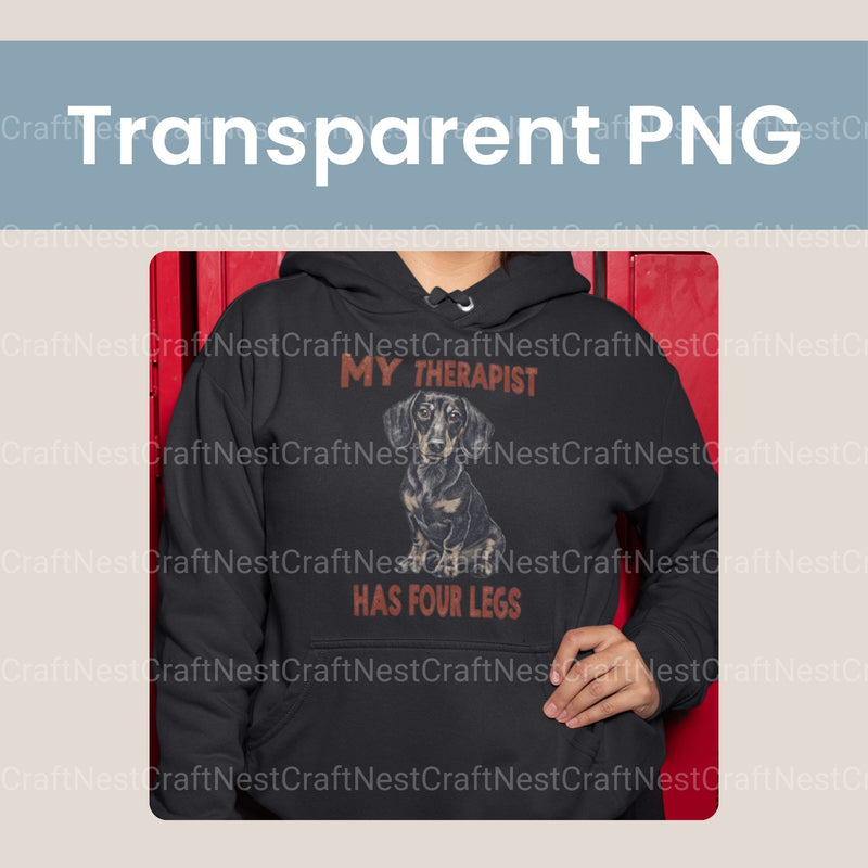 My Therapist Has Four Legs Dachshund Clipart Bundle - CraftNest - Digital Crafting and Art