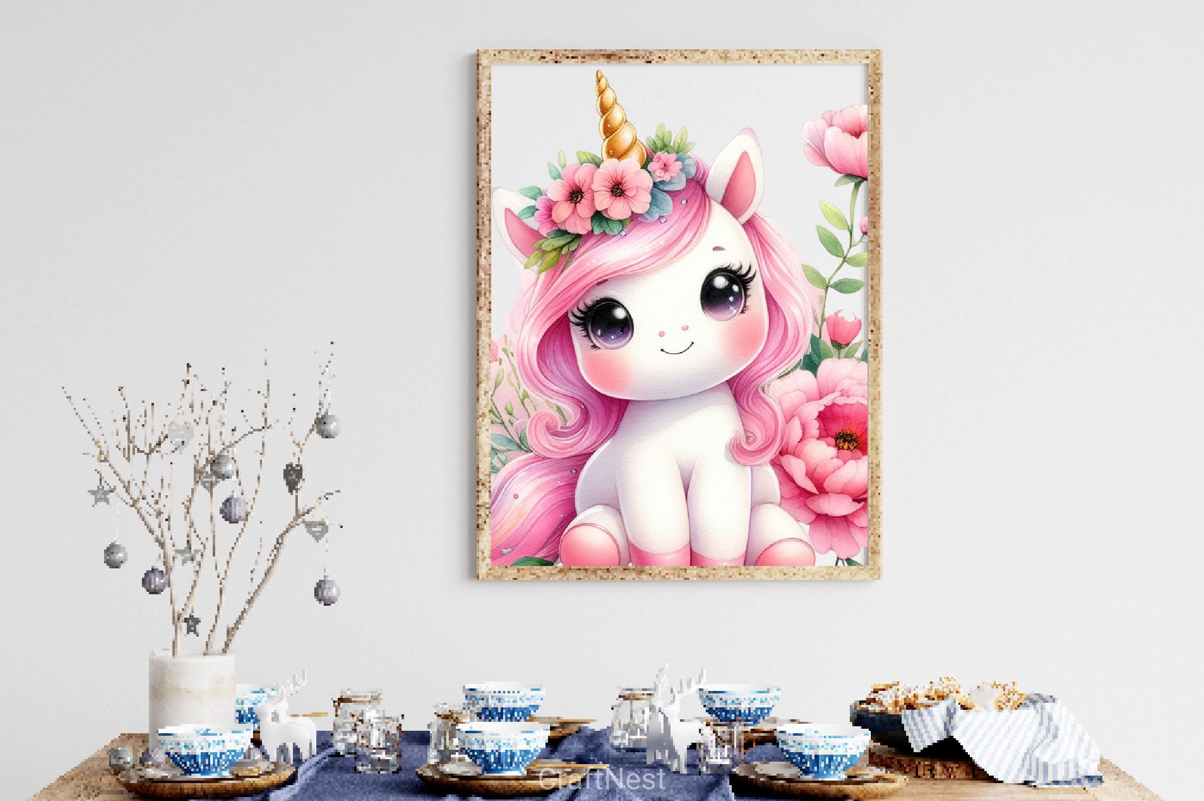 Cute Unicorn Clipart Bundle 10 - CraftNest - Digital Crafting and Art
