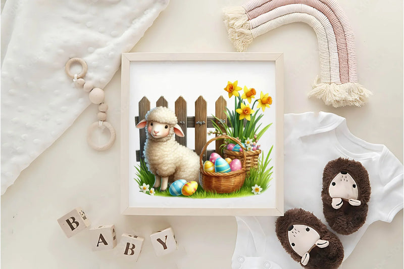 Easter Sheep Clipart Bundle 1 - CraftNest - Digital Crafting and Art