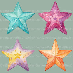 Stars Clipart Bundle - CraftNest - Digital Crafting and Art