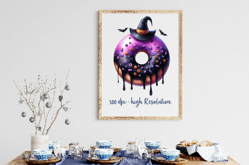 Halloween Donut Clipart Bundle 3 - CraftNest - Digital Crafting and Art