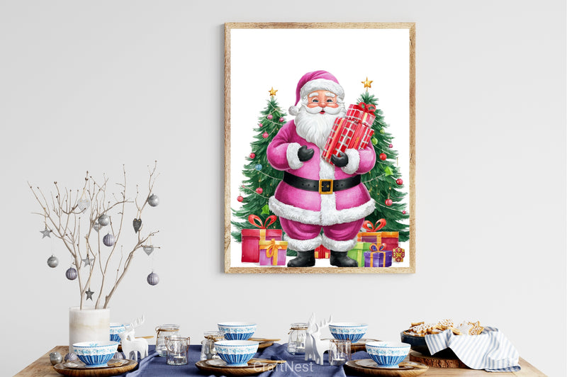 Vintage Santa Clipart Bundle 2 - CraftNest - Digital Crafting and Art