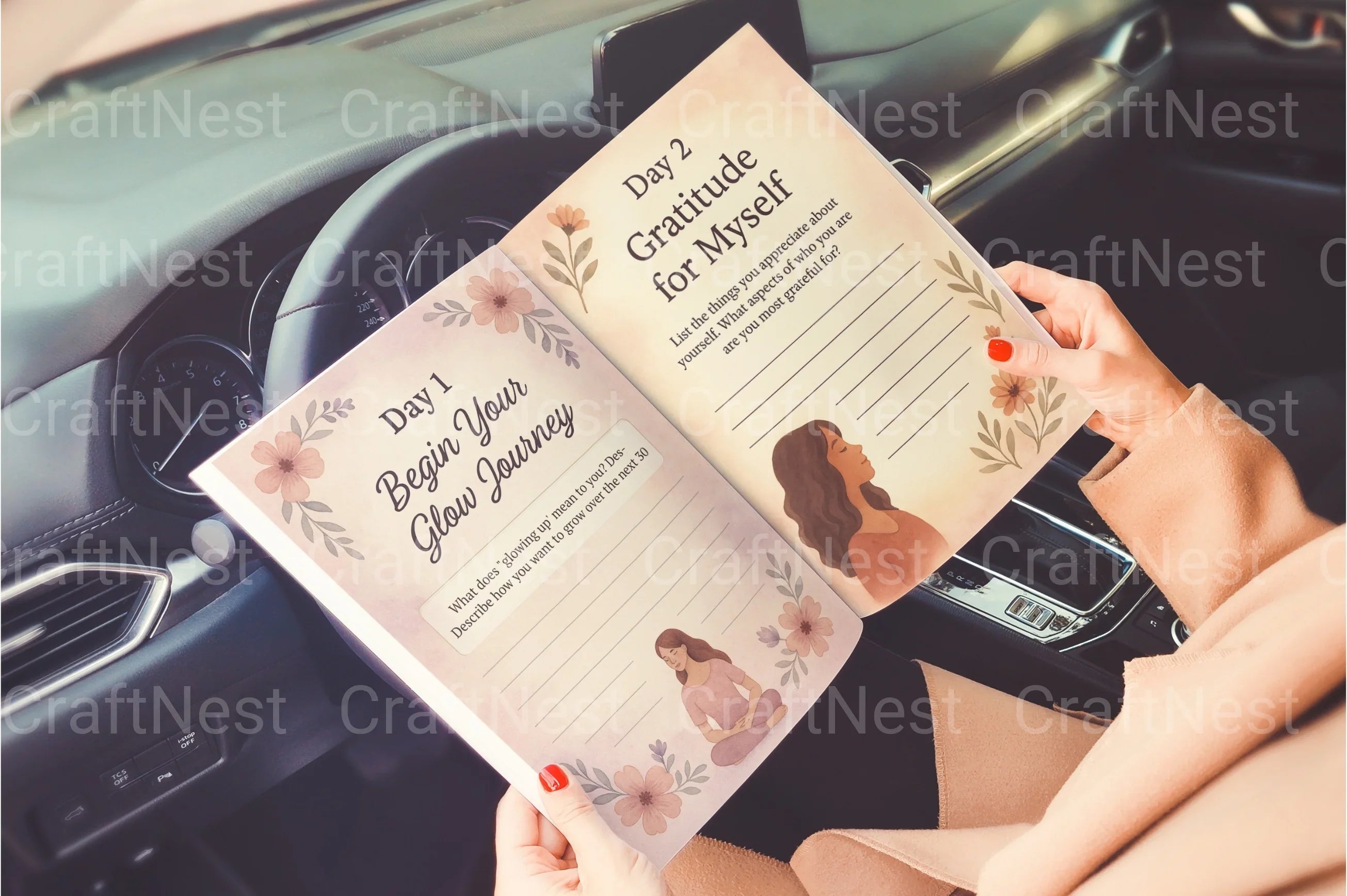 Days of Self-Love and Personal Growth - CraftNest - Digital Crafting and Art