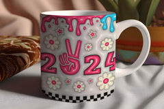 3D Inflated New Year Tumbler Bundle 5 - CraftNest - Digital Crafting and Art
