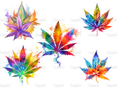 Vivid Cannabis Clipart - CraftNest