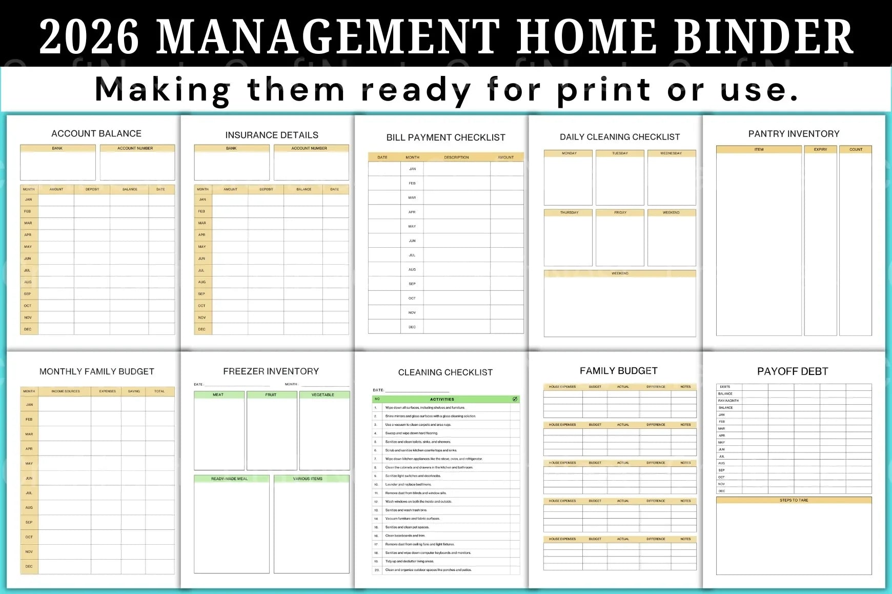 Ultimate Management Home Binder Guide - CraftNest - Digital Crafting and Art