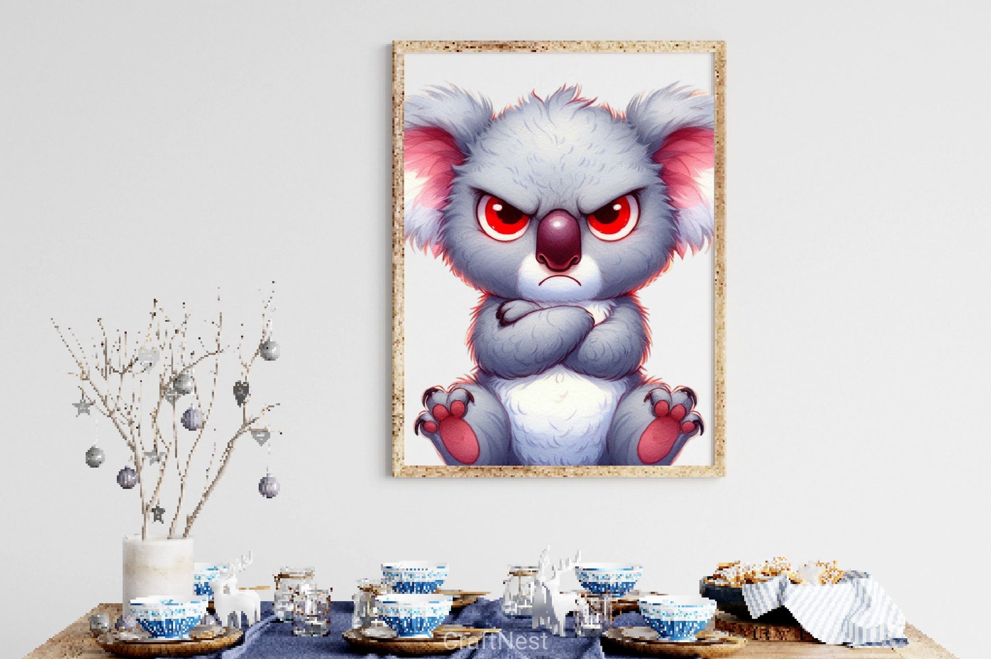 Funny Grumpy Koala Clipart Bundle - CraftNest - Digital Crafting and Art