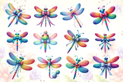 Crochet Dragonflies Clipart Bundle 2 - CraftNest - Digital Crafting and Art