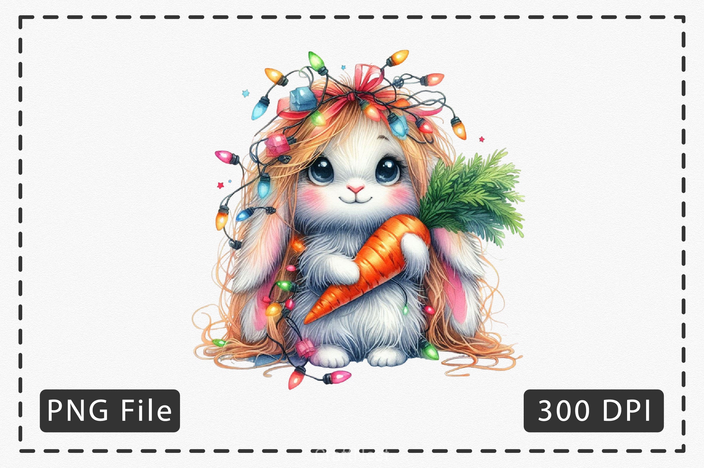 Bunny Carrots Clipart Bundle - CraftNest - Digital Crafting and Art