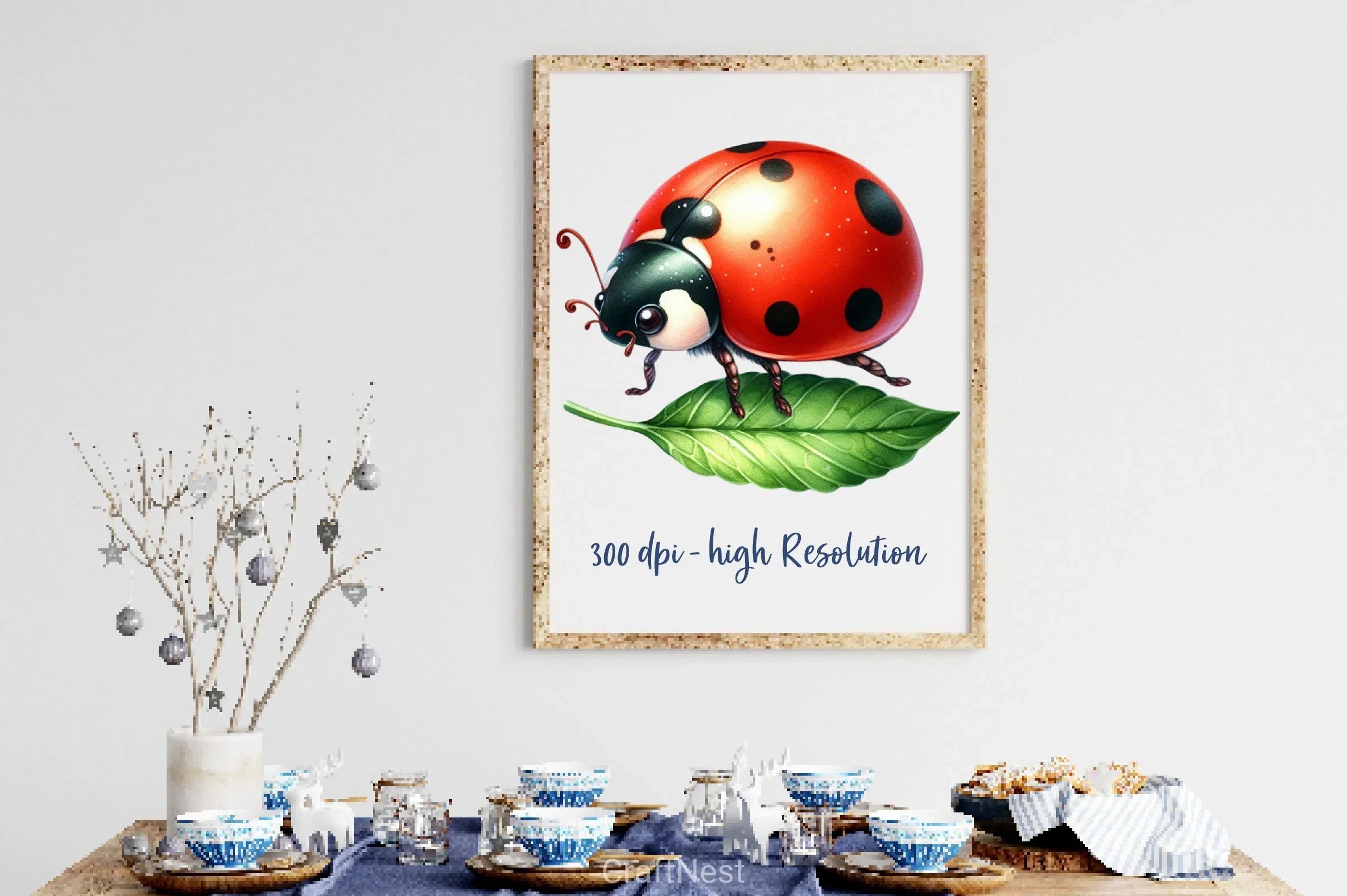 Happy Ladybug Clipart Bundle 2 - CraftNest - Digital Crafting and Art