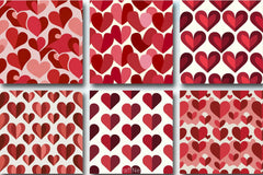 Hearts Love Valentines Digital Paper - CraftNest - Digital Crafting and Art