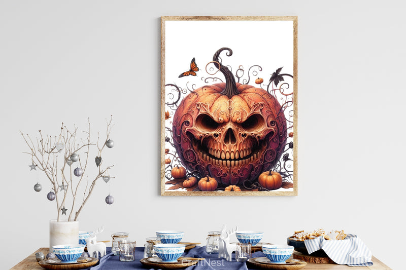Halloween Jack O Lantern Clipart Bundle - CraftNest - Digital Crafting and Art