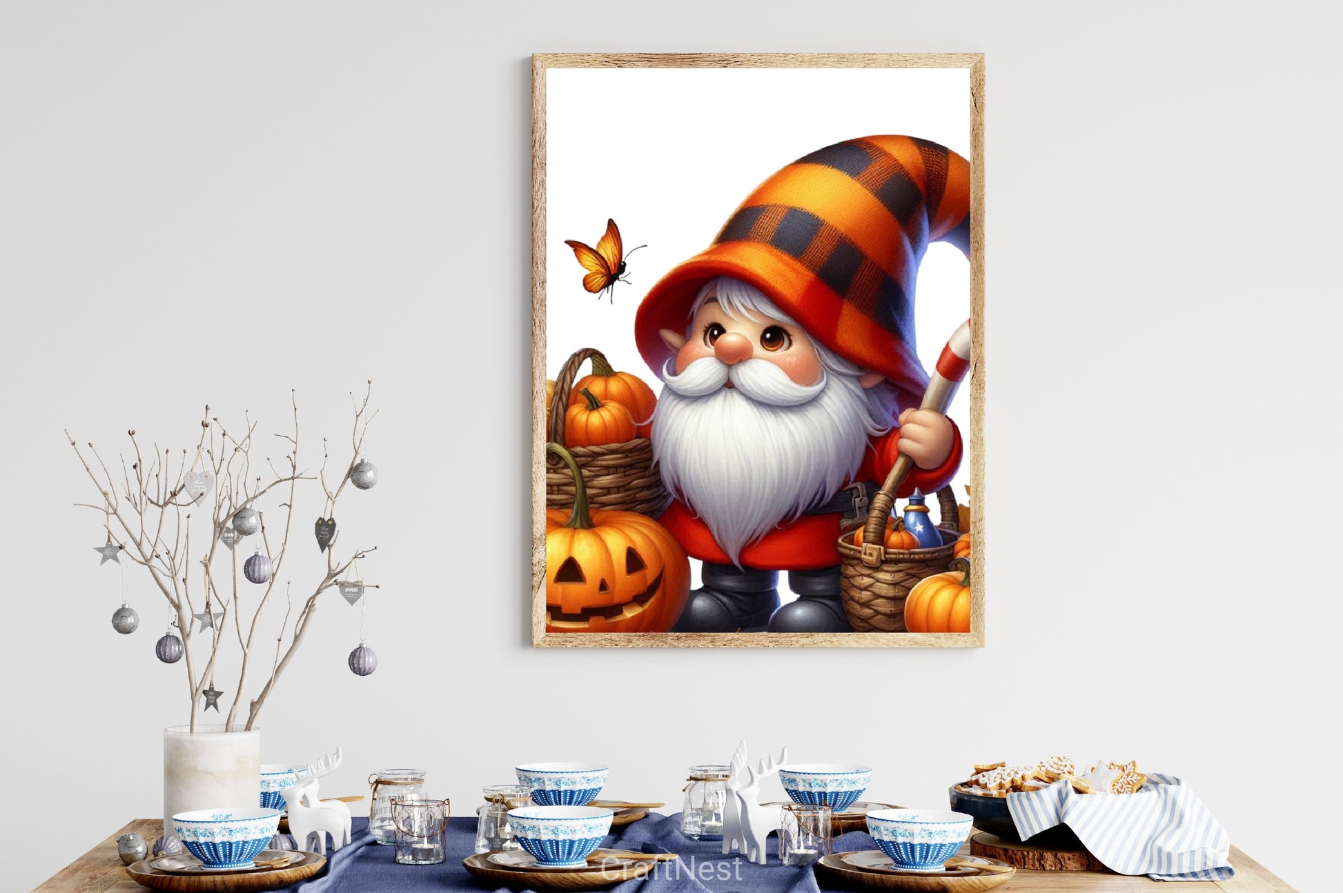 Cute Fall Gnome Clipart Bundle - CraftNest - Digital Crafting and Art
