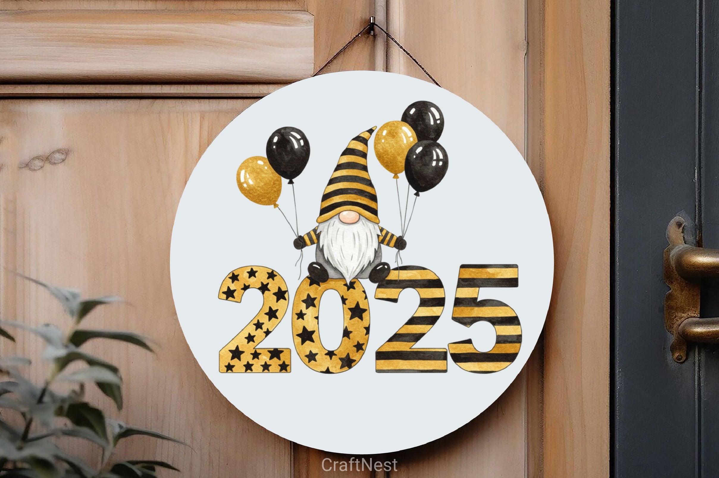 New Year Gnomes 2025 Clipart Bundle 3 - CraftNest - Digital Crafting and Art