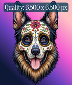 Dia de los Muertos Dogs Clipart Bundle - CraftNest - Digital Crafting and Art