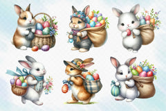 Easter Bunny Clipart Bundle 25 - CraftNest - Digital Crafting and Art