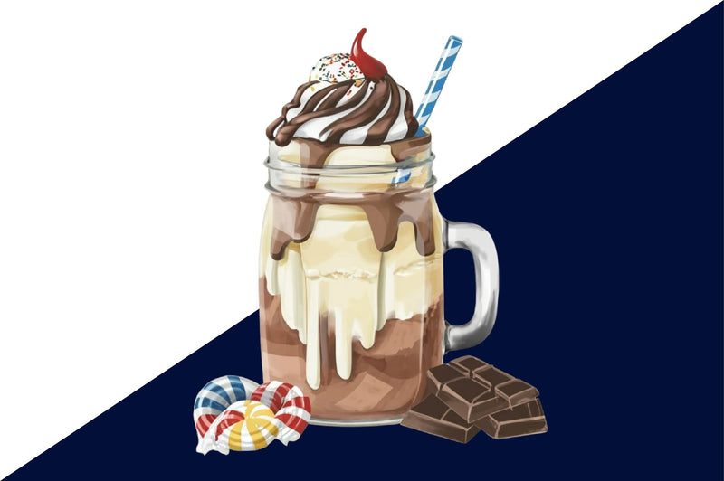 Chocolate Milkshake Clipart Bundle - CraftNest - Digital Crafting and Art