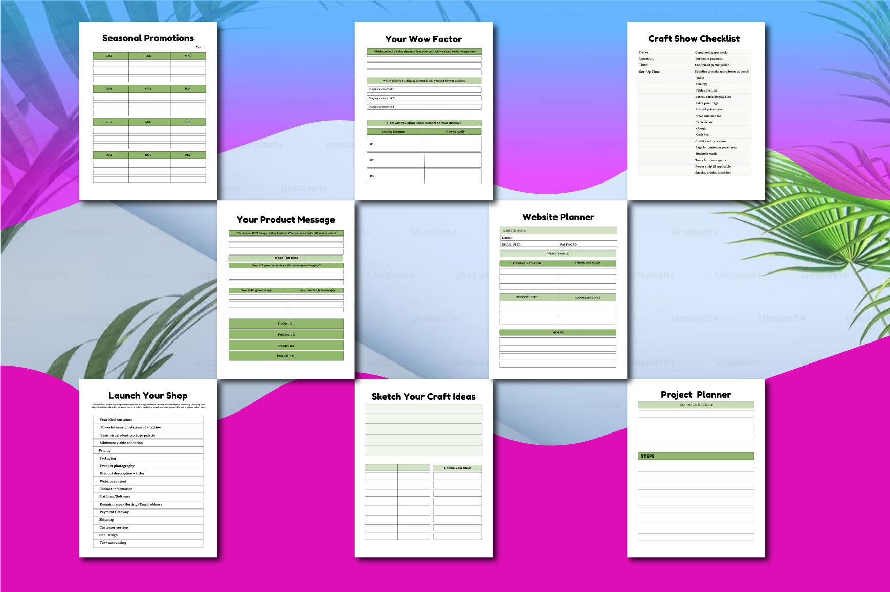 Craft Business Planner