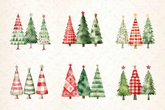 Christmas Tree Clipart Bundle 15 - CraftNest - Digital Crafting and Art