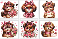 Valentine Dog Clipart Bundle - CraftNest - Digital Crafting and Art