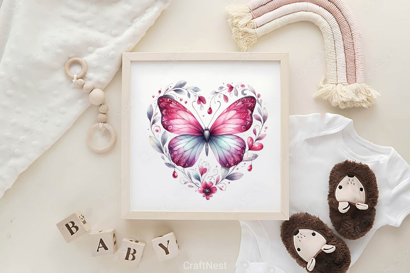 Magical Butterfly Clipart Bundle - CraftNest - Digital Crafting and Art