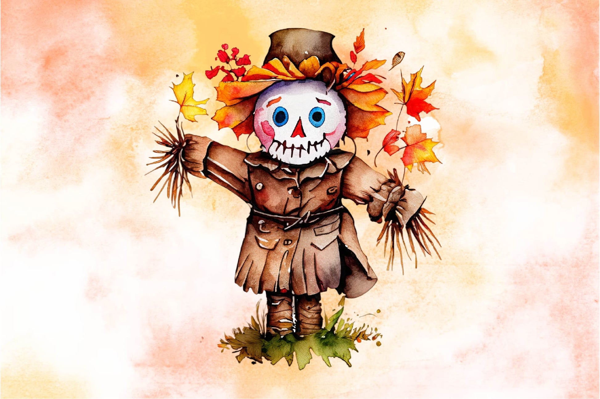 Scarecrow Autumn Clipart Bundle - CraftNest - Digital Crafting and Art