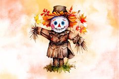 Scarecrow Autumn Clipart Bundle - CraftNest - Digital Crafting and Art